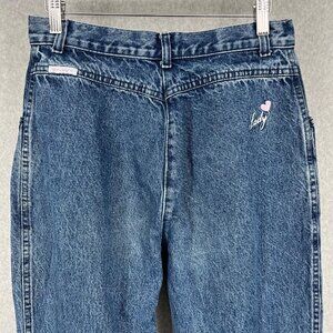 Vtg Kenny Rogers Bareback Jeans Size 29 Denim High Rise Western Lady Embroidered